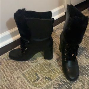 Nanette (Nanette Lapore) Fur Trim Boot